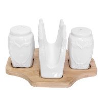 Набір на підставці сіль/перець/серветниця Krauff 21-275-020