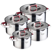 Набір посуду Moderne Rot 8 предметів Krauff 26-202-010