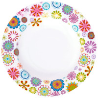 Тарілка глибока Blumen 21,5 см Krauff 21-244-013